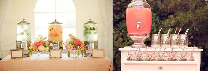 Cold drink ideas for weddings